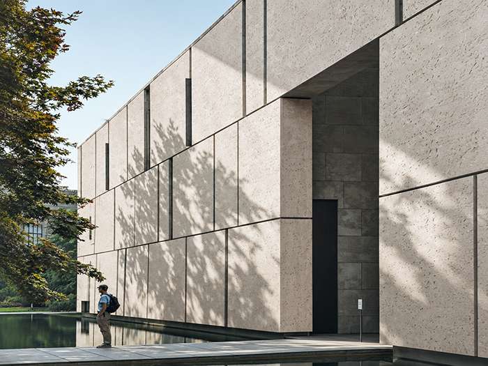 Conch Travertine architectural application