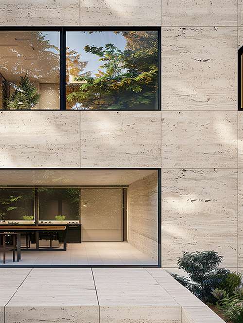 Greece Travertine architectural application