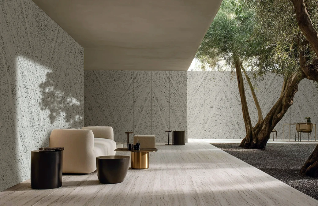 Oceanic Travertine architectural application