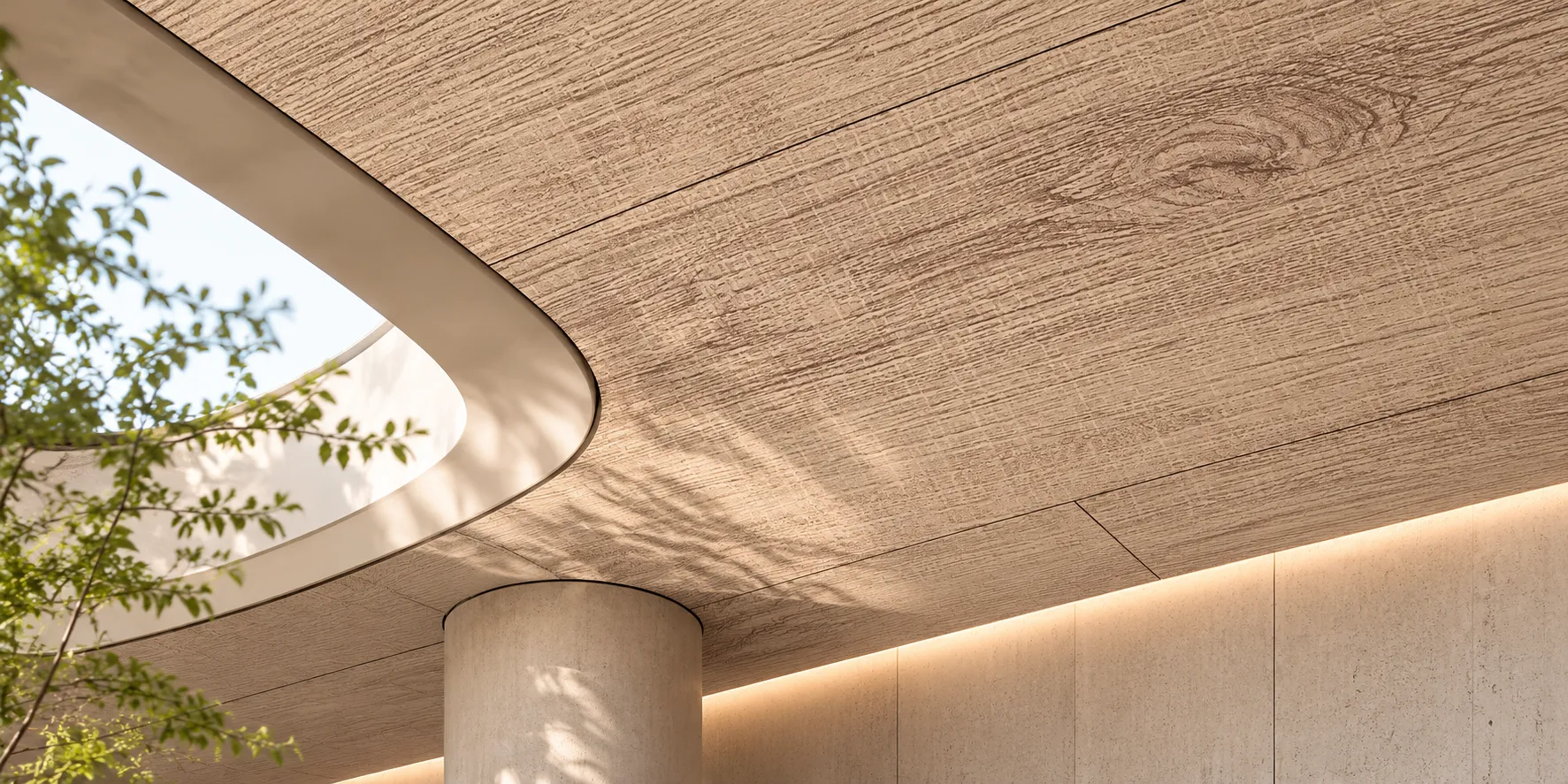 Ceilings application of PHOMI eCovering