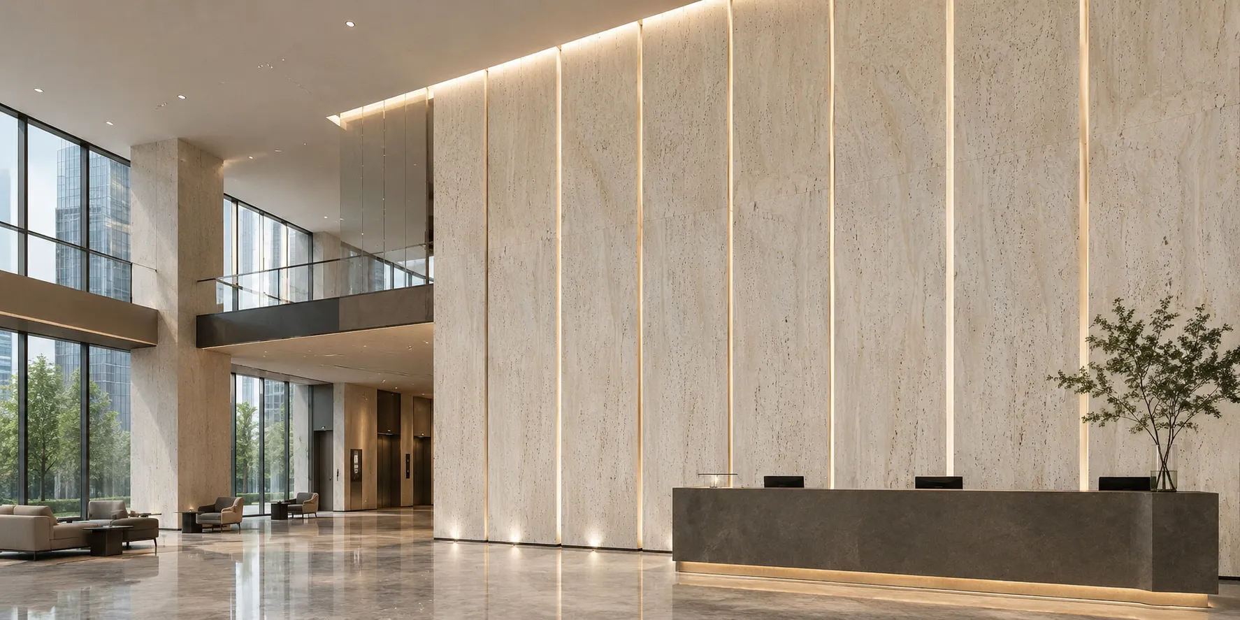 Commercial & Public Spaces application of PHOMI eCovering