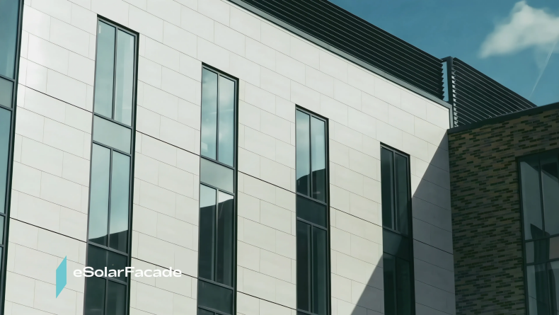 Higher Energy Output & Lower Carbon architectural facade